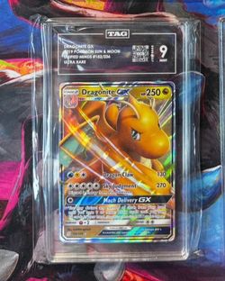 TAG 9 2019 Pokémon Sun & Moon Unified Minds 152/236 Dragonite GX Ultra Rare