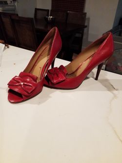 Nine West Red Pumps Size 8
