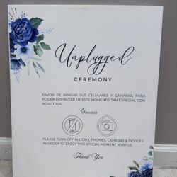 Unplugged Ceremony Canvas 16x20