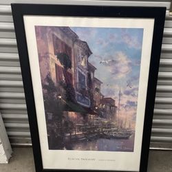 Tuscan Twilight by James Coleman Landscape Art Print 27”x39”