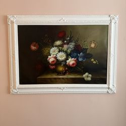 Vintage Still Life Oil Painting