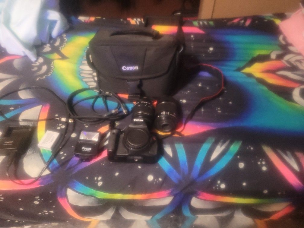 Bring a new Canon camera with an extra battery and a brand new SIM card Value that $425 brand new