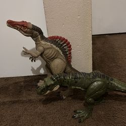 Trex and spinosaurus 2 pack bundle
