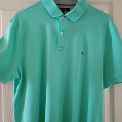Tommy Hillfiger Collared Short Sleeve Shirt Large