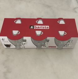 Barista Espresso Glass Cups 