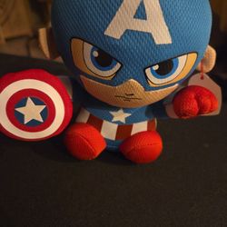 TY Beanie Babies Captain America (Soft Body) - 6"