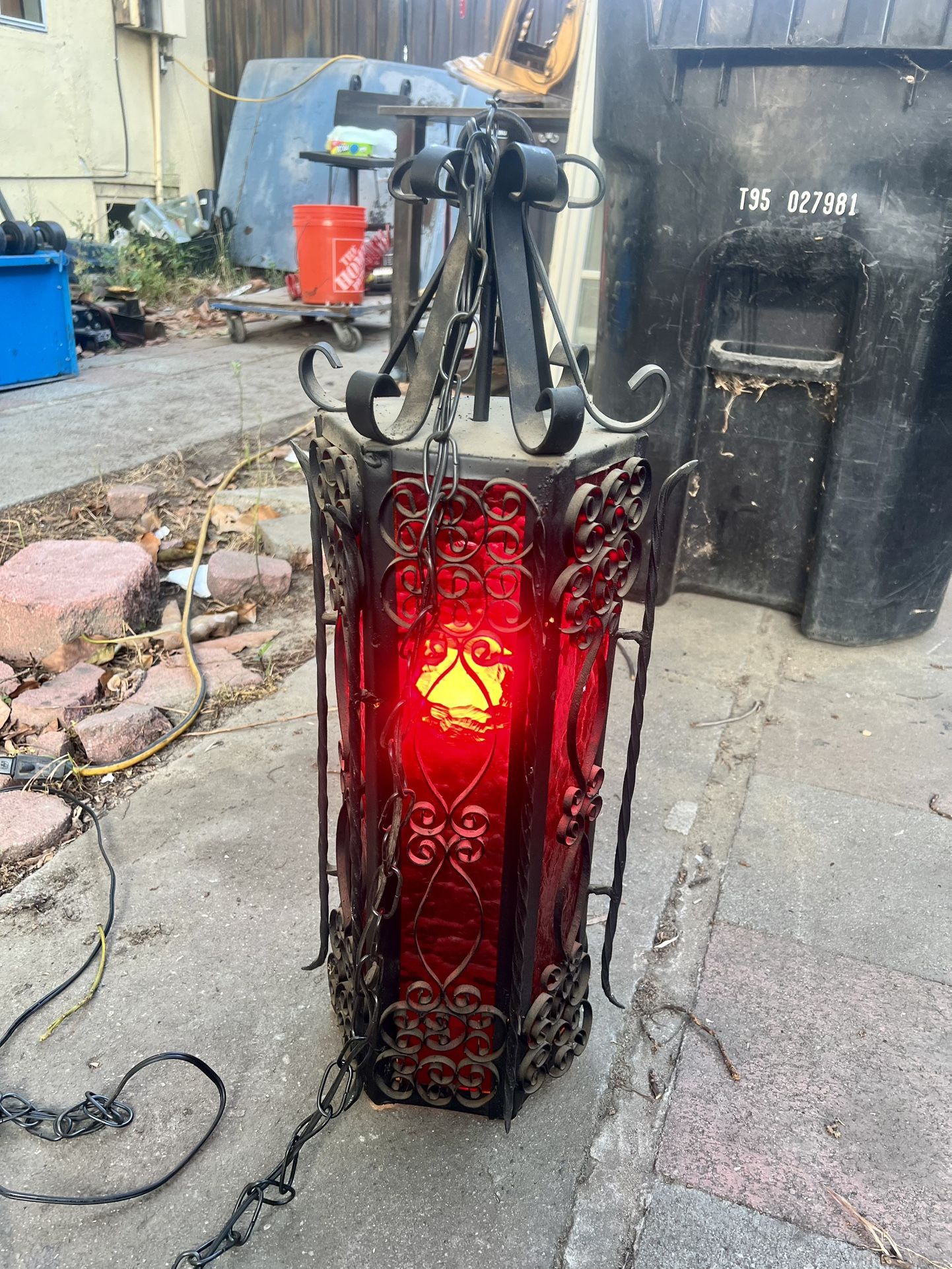 Medieval Vintage Chandelier Lamp