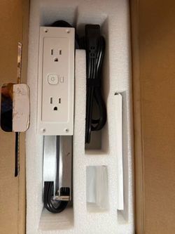 Under Desk Power Strip with Outlets and USB