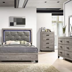 🛏️ STYLISH 5-PIECE BEDROOM SET – ONLY $39 TO START! 🛏️