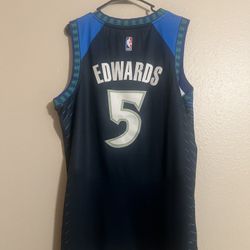 Anthony Edwards Vintage Timberwolves Jersey #5