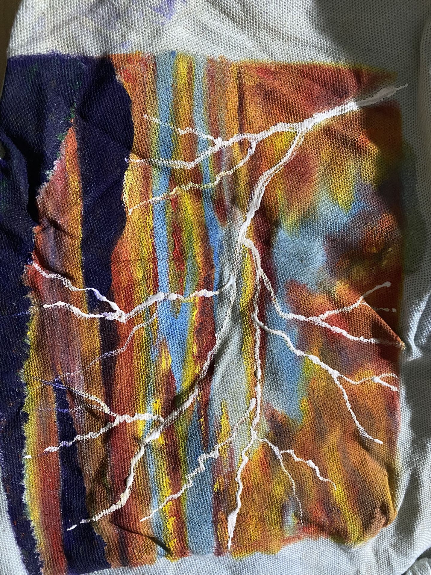 Acrylic On Fabric