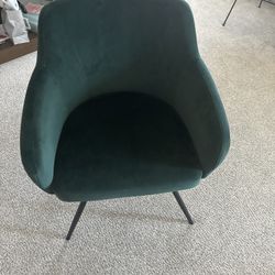 Modern Velvet Accent Chair
