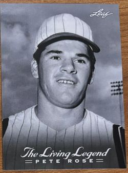 2012 Leaf Pete Rose The Living Legend Set Of 50 Cards