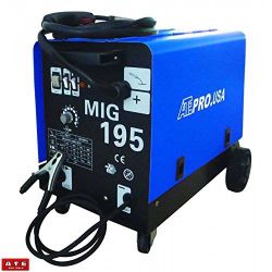 MIG 195 Amp 220v Welder Flux Stainless Aluminum Welder Gas