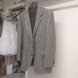Harris Tweed Wool Jacket