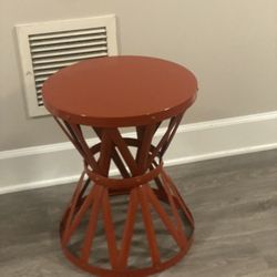 Red/Orange Side Table