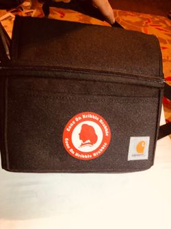 Carhartt Black Lunch Bag with Graphic Patch