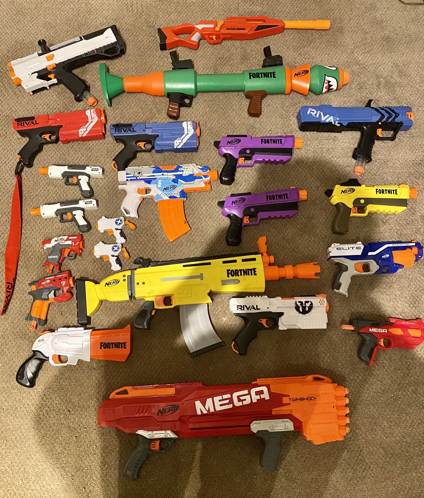 Nerf Gun collection 