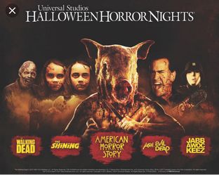 Need a ticket for Halloween horror nights for Sunday 10/7/18