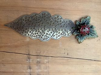 Metal Ladybug bookmark