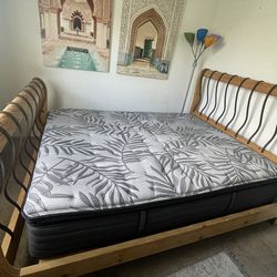 Queen Wood Bed Frame