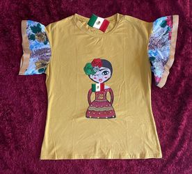 Frida Shirt, Blusa De Moda