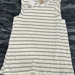 Chaser striped tank top Size S