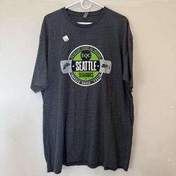 Seattle Seahawks Men’s T Shirt 3XL EQC Authentic (used)