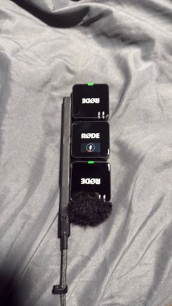 Rode microphones (wireless for recording)
