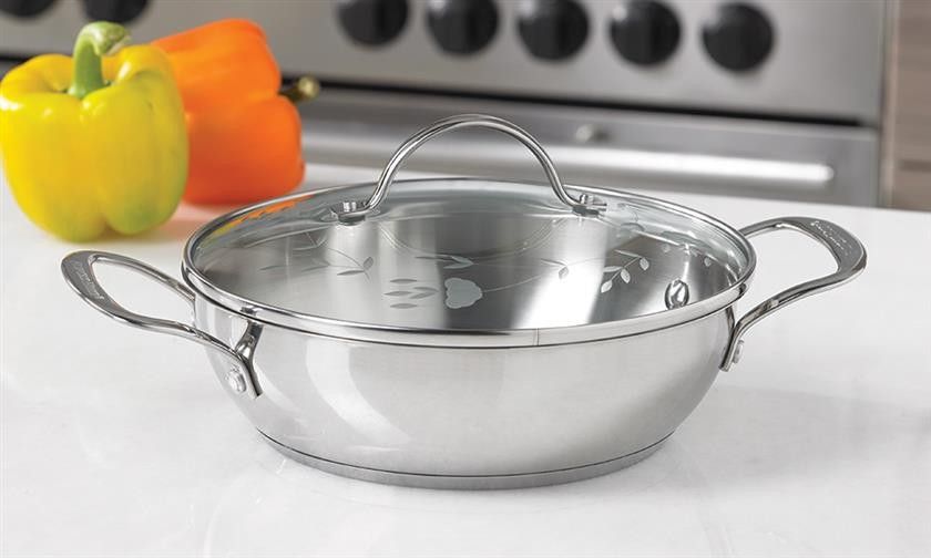 Cacerola De 2qt De Acero Inoxidable Princess House 