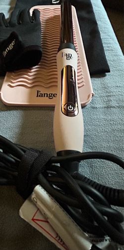 L'ange Curling Wand with Heat Mat and Glove