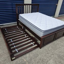 double bed with twin trundle