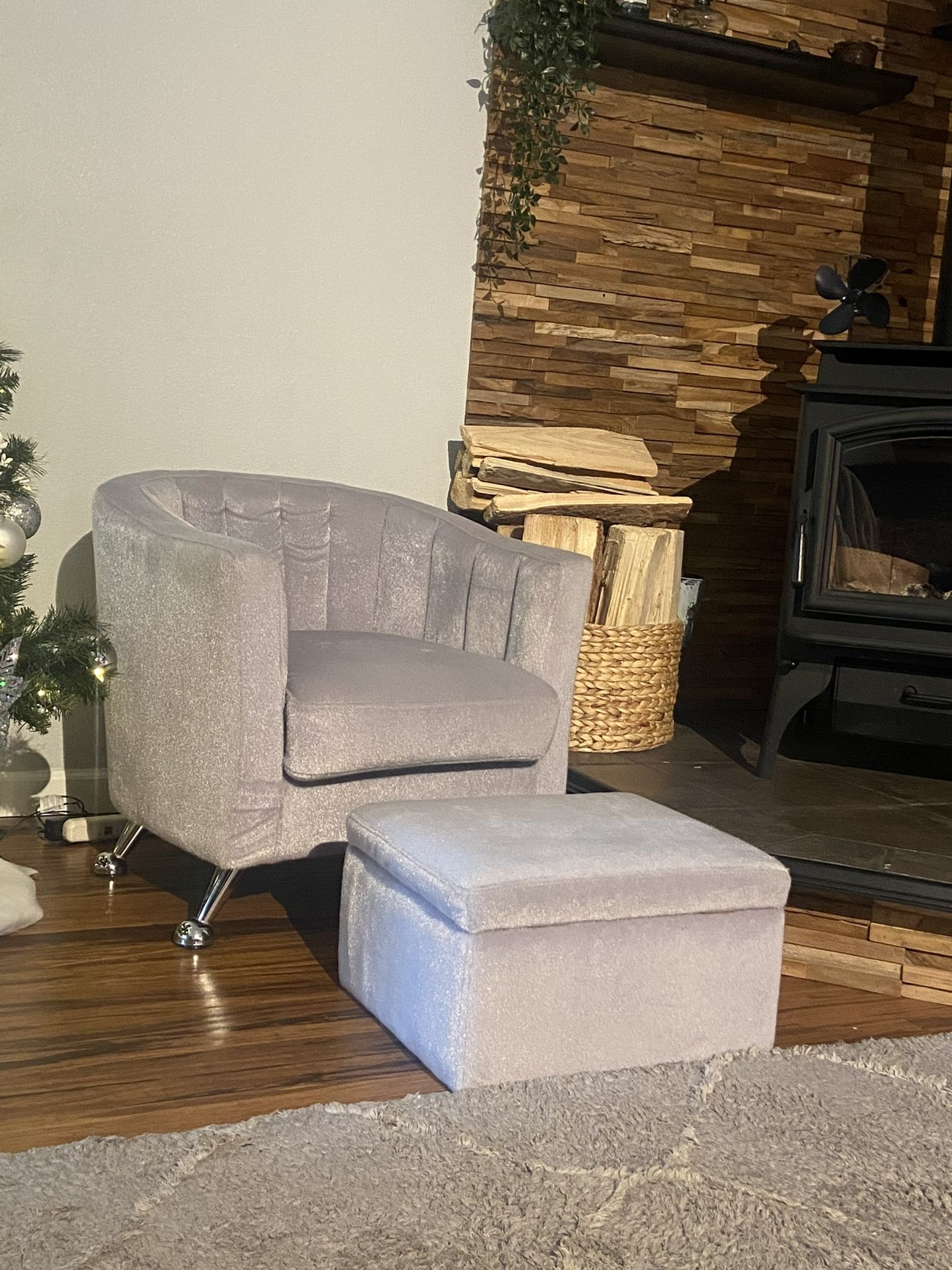 Gray Armchair