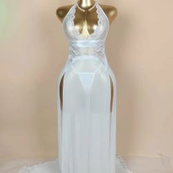 Sensual Nightgowns Beautiful Sexy Women 2piece Set 