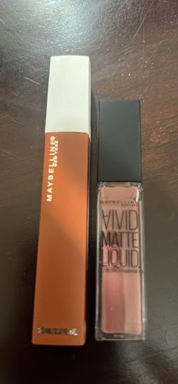 Maybelline lipstick $6 both