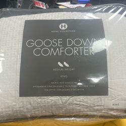 Goose Down Comforter Medium Weight