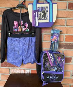 K-Pop Demon Hunters HuntrX Merchandise Bundle