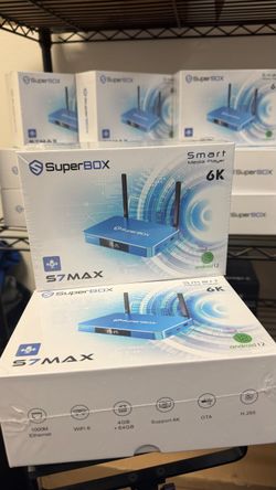 SuperBox S7 Max 4K Android Media Player Sports Fans Movies Entertainment Streaming Box