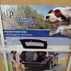 AFP Travel Dog Large Aluminum Pet Cage / Crate NEW IN BOX