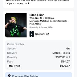 Billie Eilish Tickets