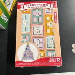 New In Box 12 Days Of Crafts Advent Calendar