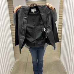 *new* Nine West Leather Jacket XL