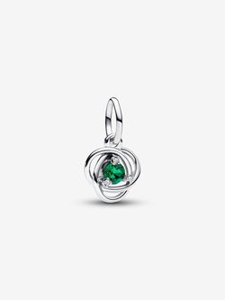 Pandora May Royal Green Eternity Circle Dangle Charmf