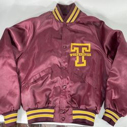 Vintage Tolleson High School Wolverines Jacket Small