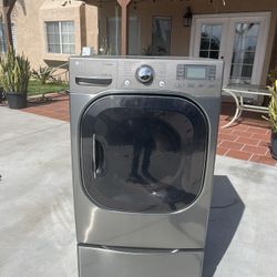 LG Dryer Gas Heavy Duty Super Capacity Plus Good Condition Delivered And Installation Available 