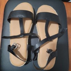 Black Sandals 