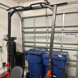 Squat Rack & Virgin Rubber Bumper Plates