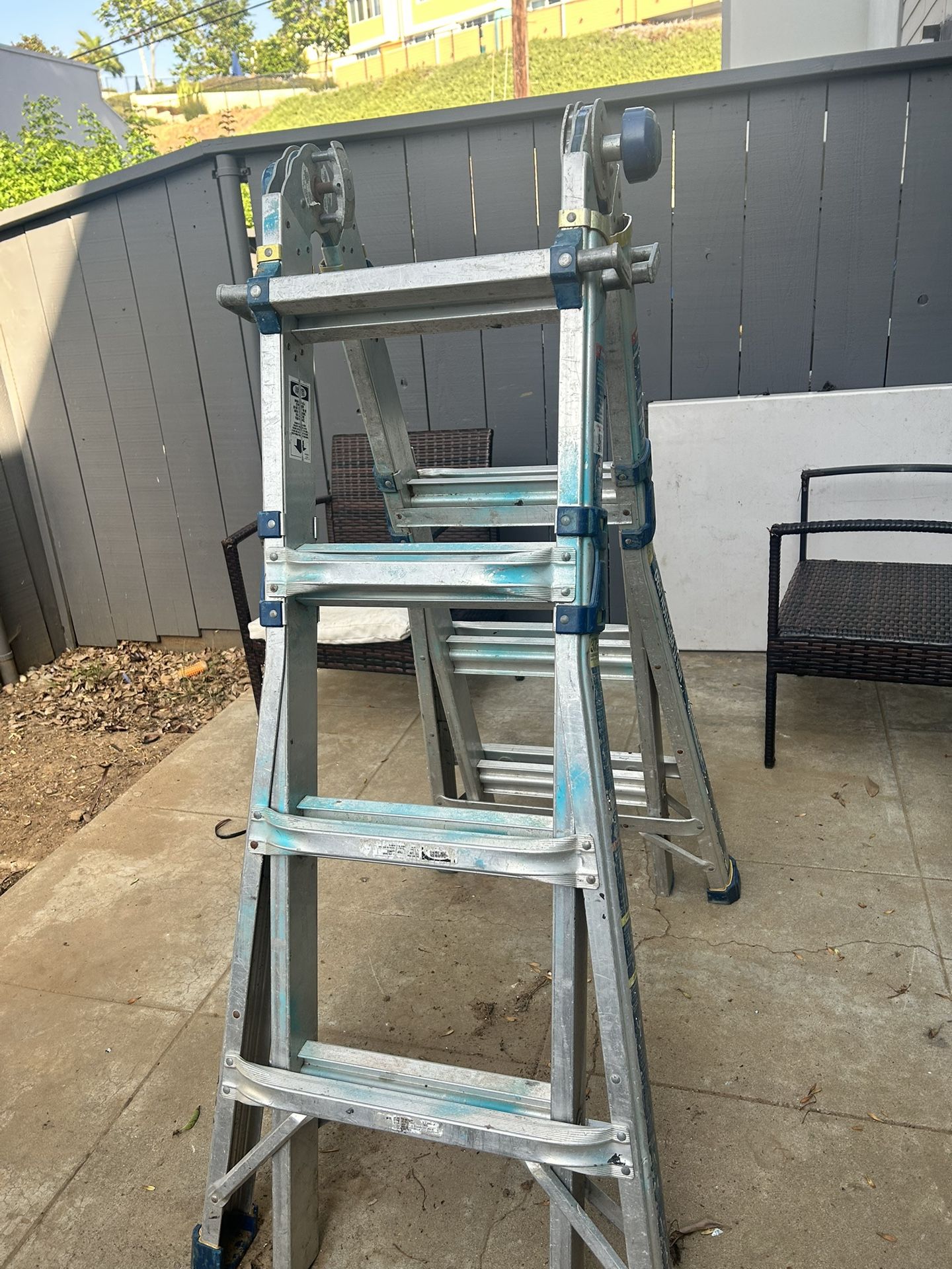 Multi Purpose Werner Ladder Rated 375 Lbs