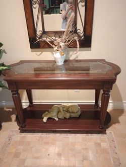 SOLID WOOD Sofa TABLE