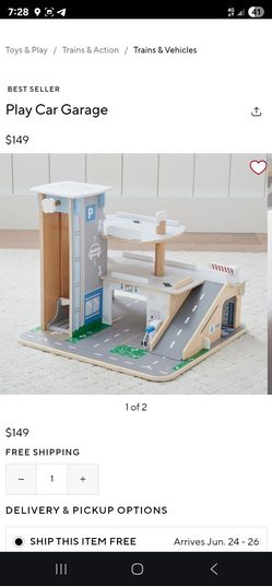Pottery Barn Park and play garage